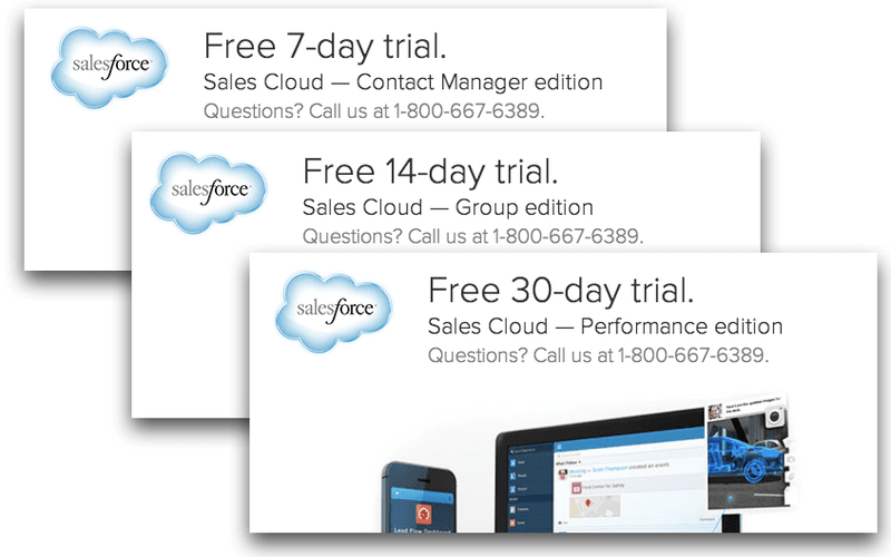 salesforce free trial