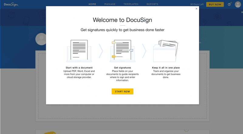 docusign In-App-Anleitung