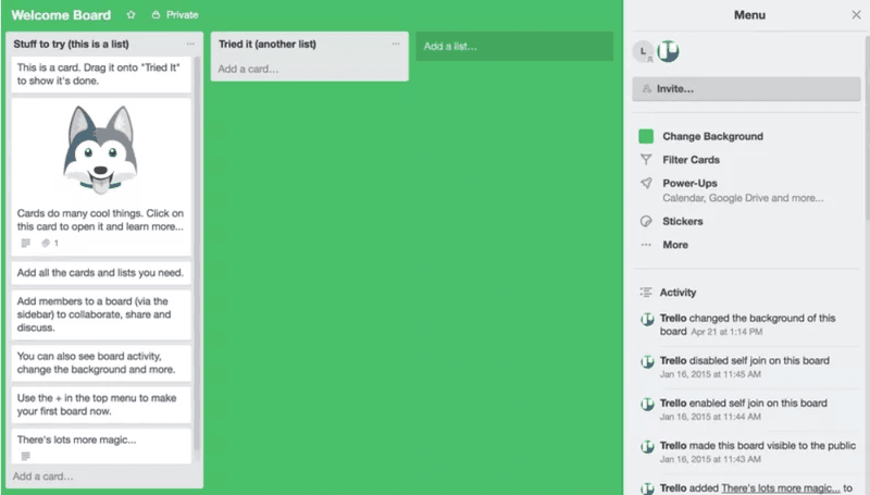 Trello-Onboarding