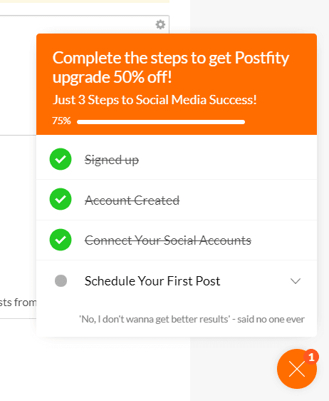 Postfity checklist