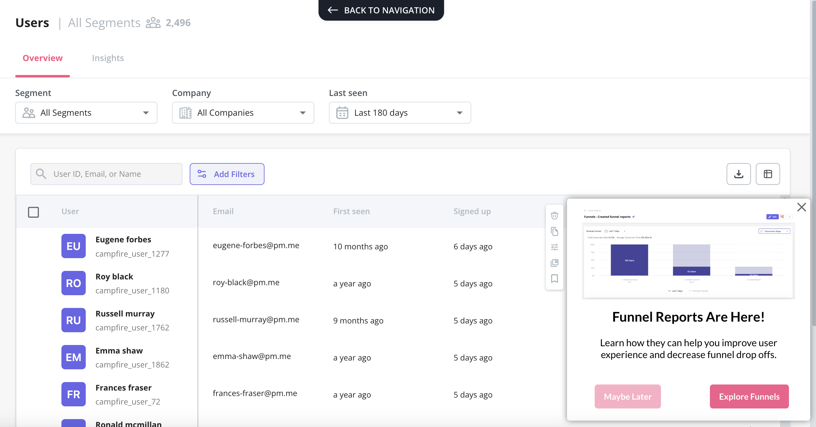 Create code-free new feature announcements with Userpilot