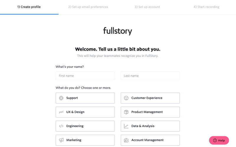 Adjacent users: Fullstory