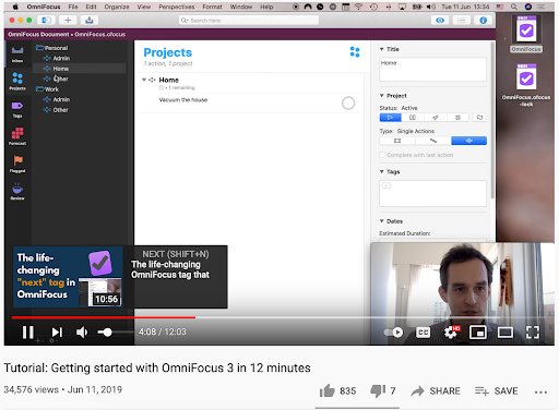 omnifocus video tutorial