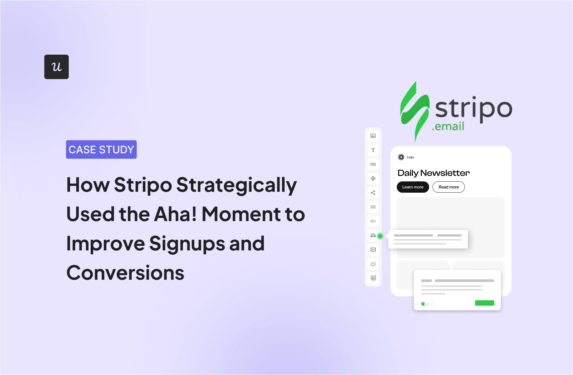 How Stripo Strategically Used the Aha! Moment to Improve Signups and Conversions