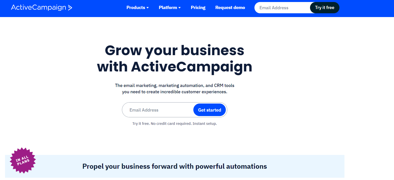 ActiveCampaign - Growth marketing platform to automate CX