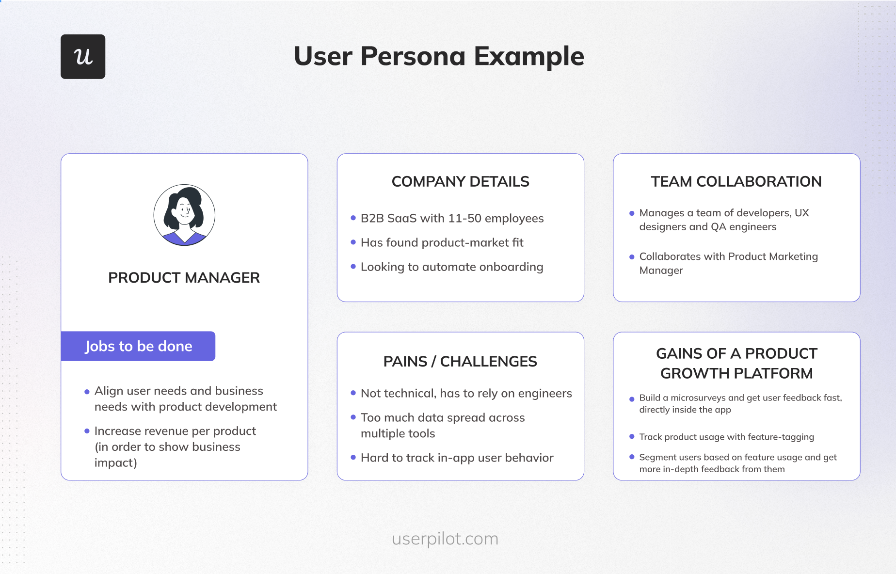 User persona example