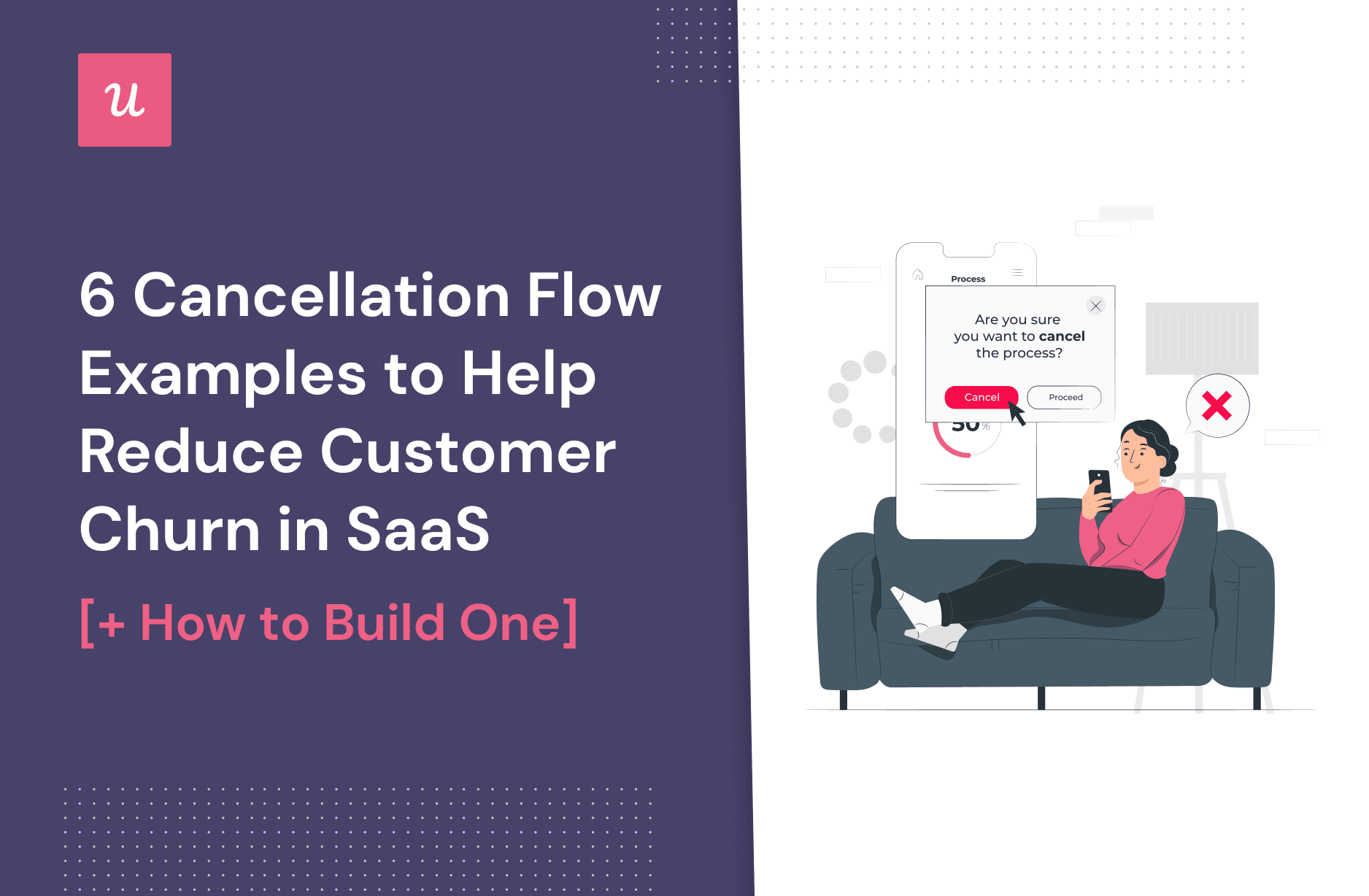 6 Cancellation Flow Examples To Help Reduce Customer Churn in SaaS [+How to Build One] cover
