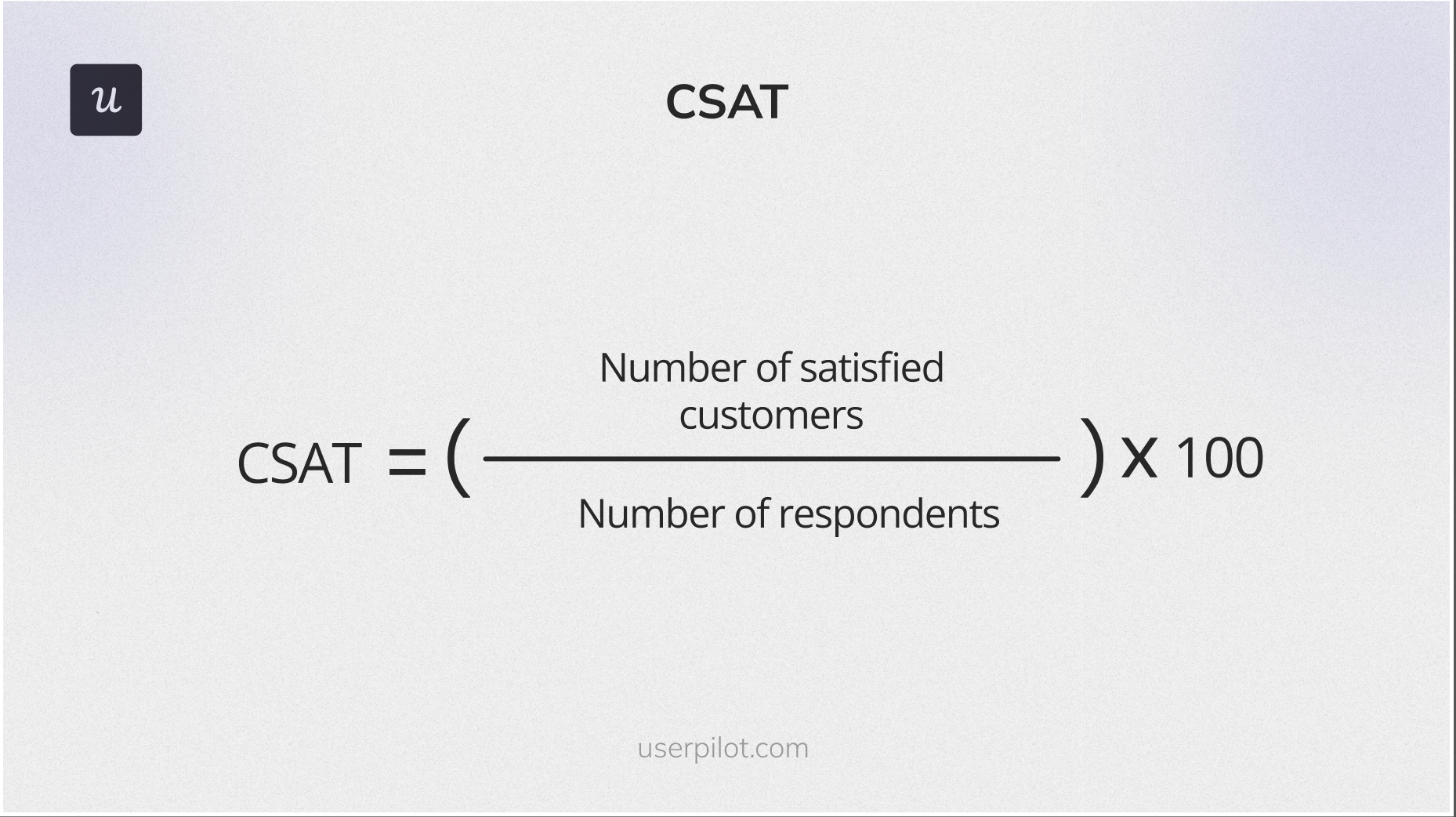 CSAT formula