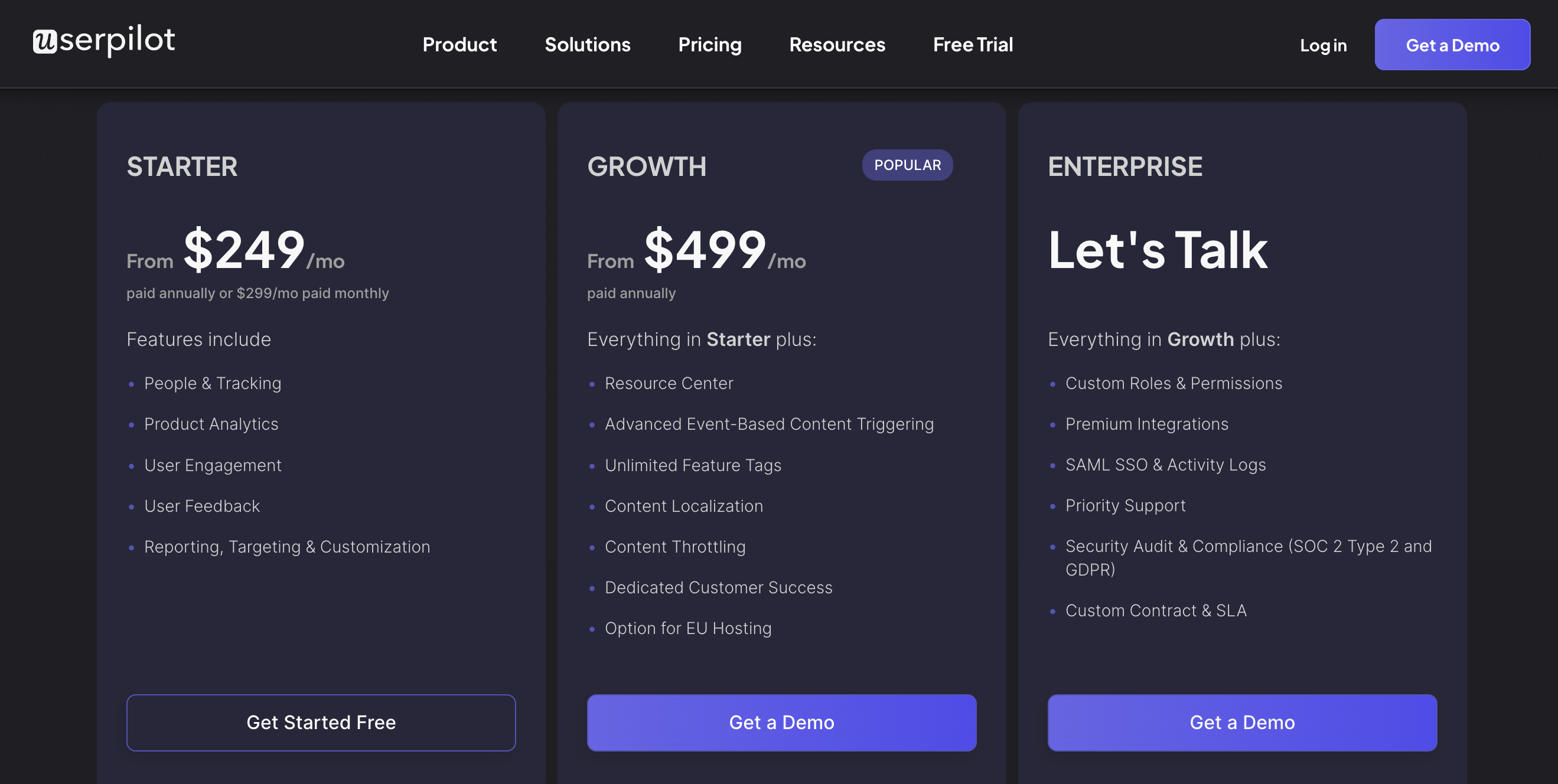 userpilot pricing - customer experience lifecycle
