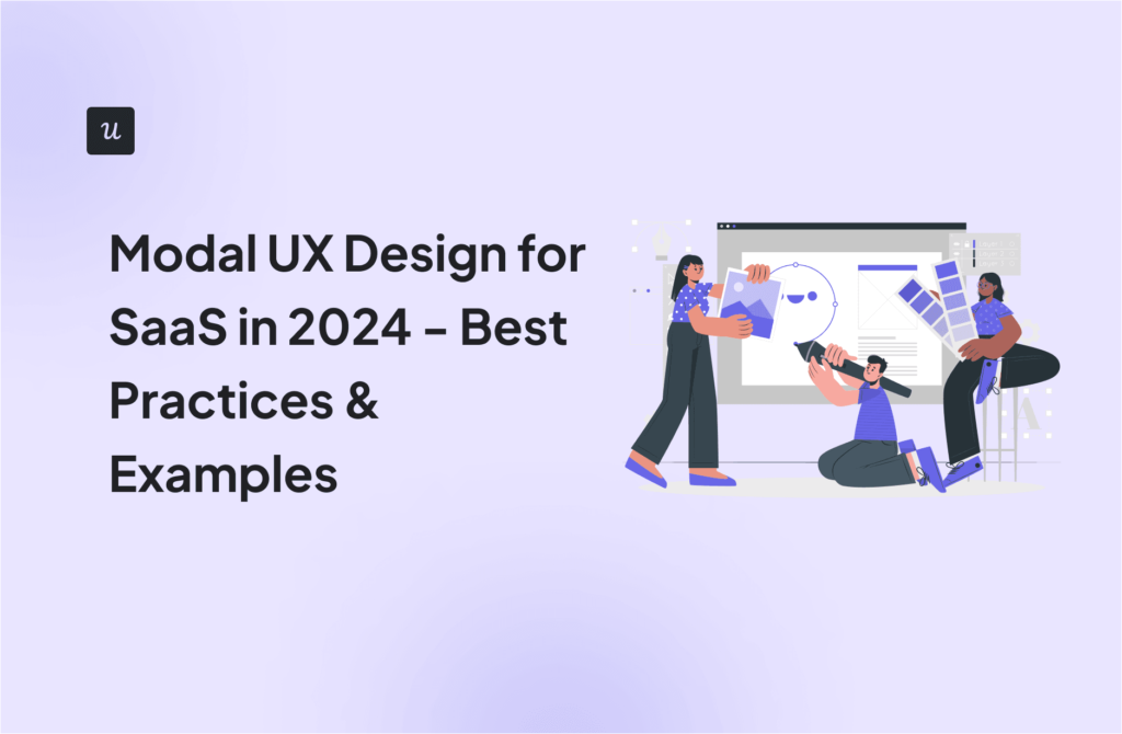 Modal UX Design for SaaS in 2024 - Best Practices & Examples cover