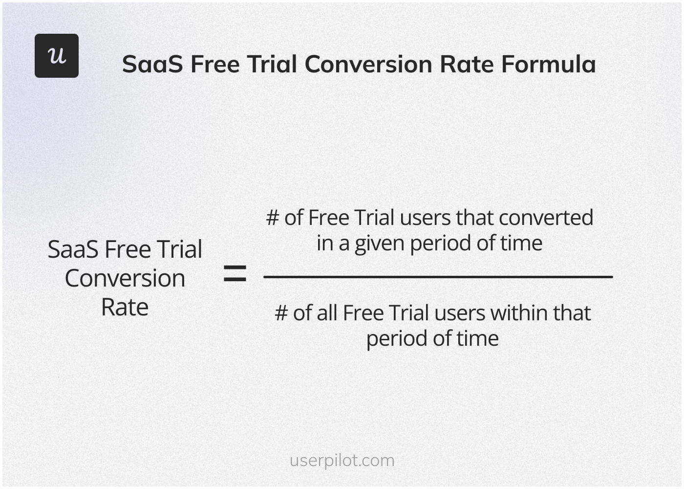 Trial sign-up rate calculation