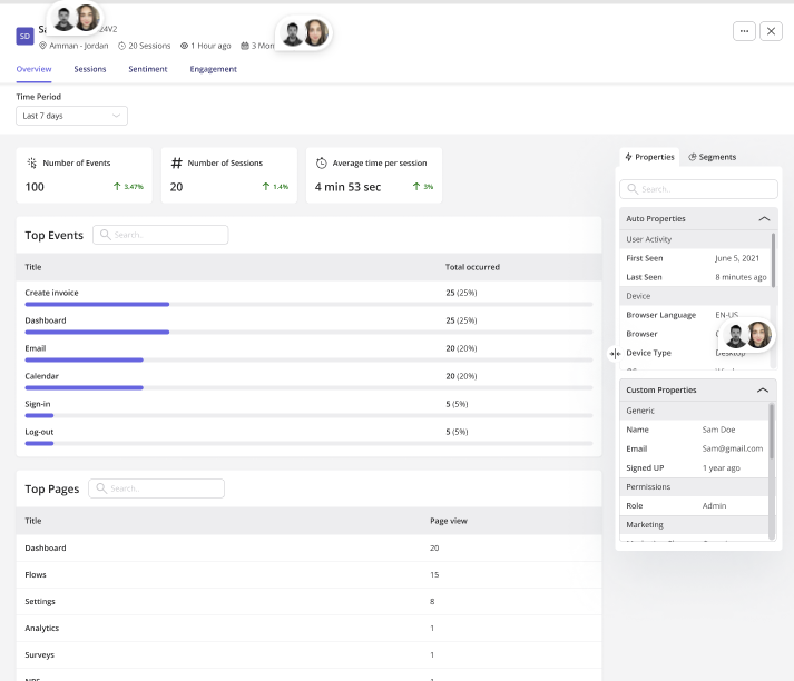 Use customer profiles to collect customer data in one place
