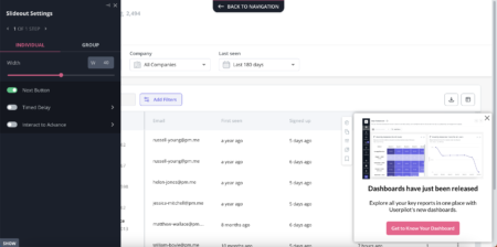 feature release message example