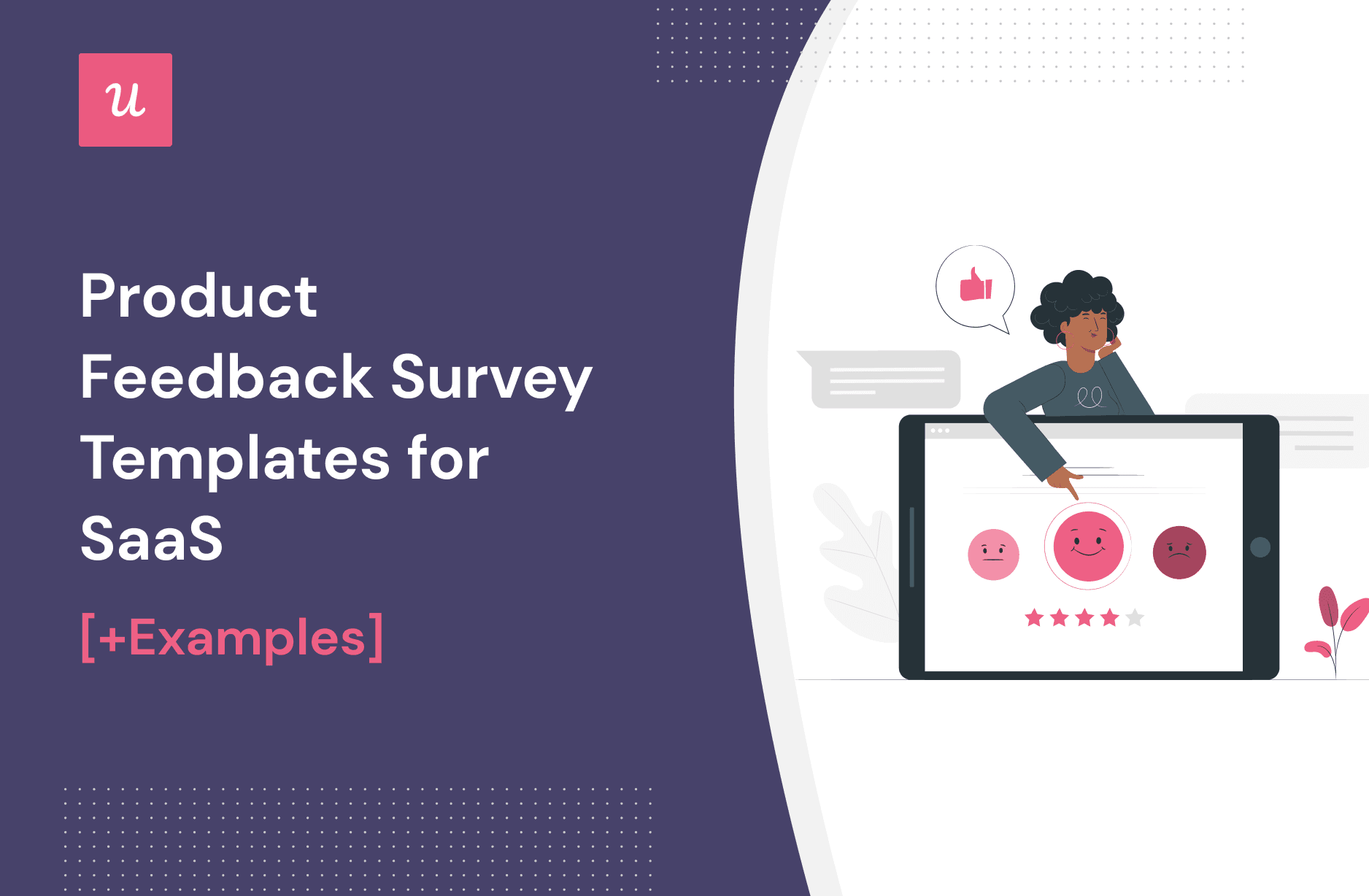 Product Feedback Survey Templates for SaaS [+ Examples] cover