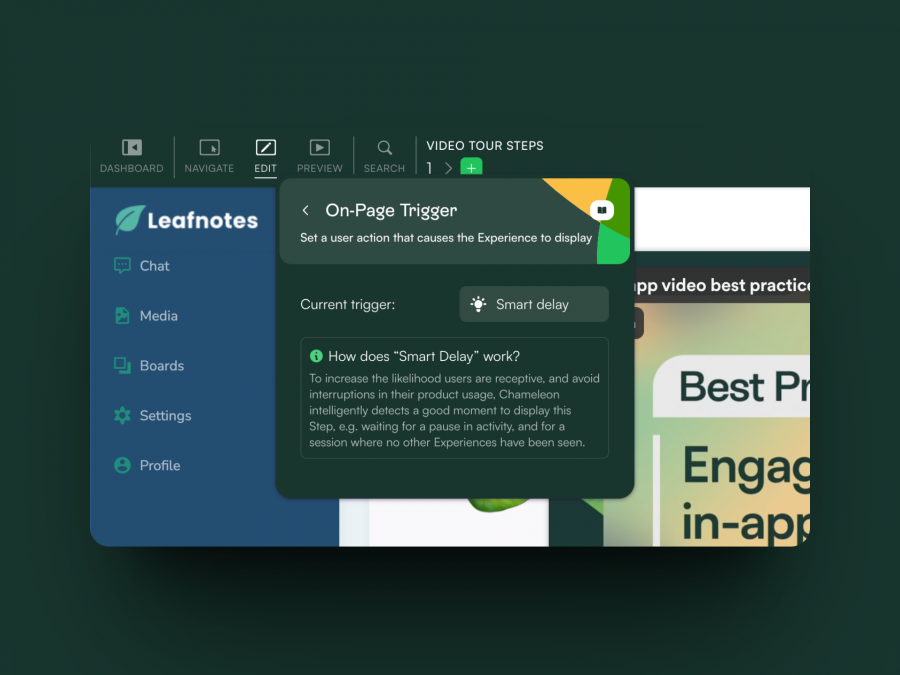 Chameleon for In-app messaging: Features, Pricing, and Review