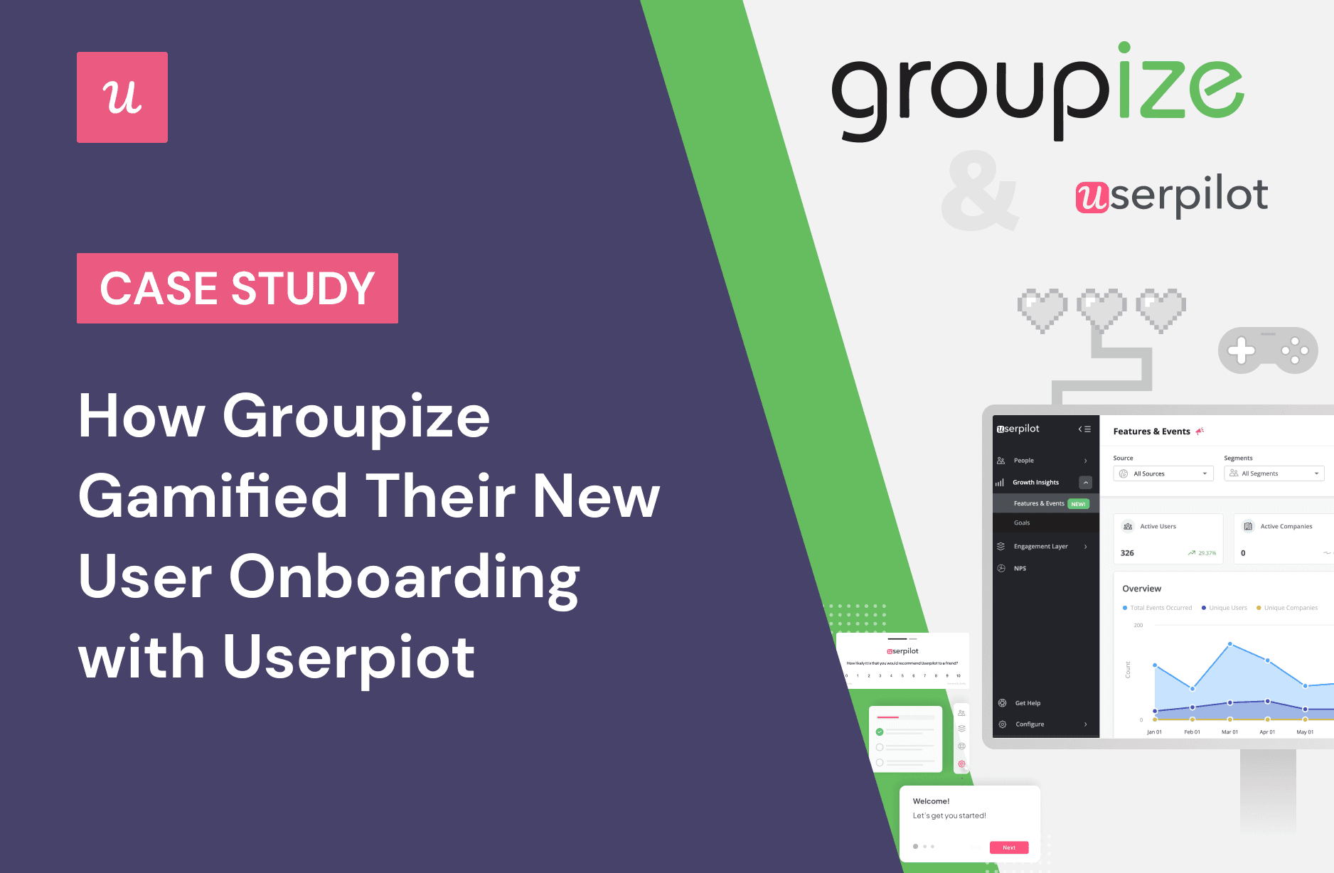 [CASE STUDY] How Groupize gamified their new user onboarding with Userpilot cover