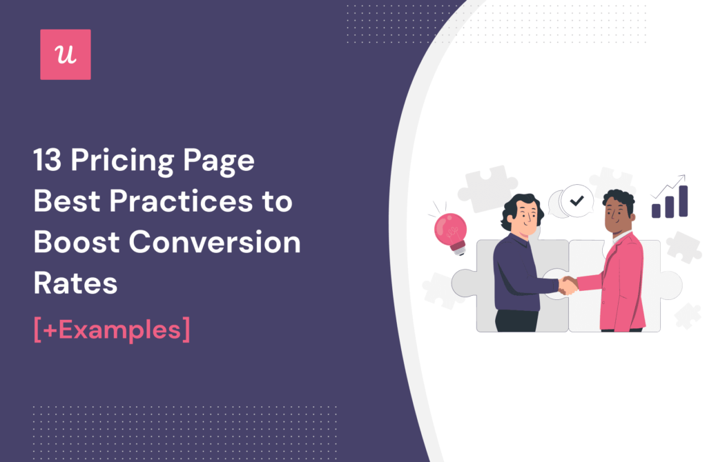 13 Pricing Page Best Practices to Boost Conversion Rates [+ Examples] cover