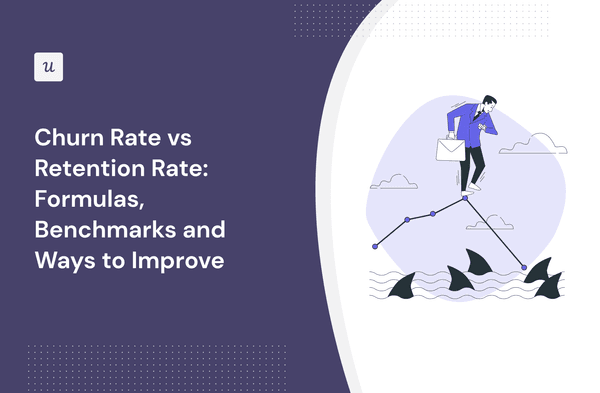 Churn rate vs retention rate banner image