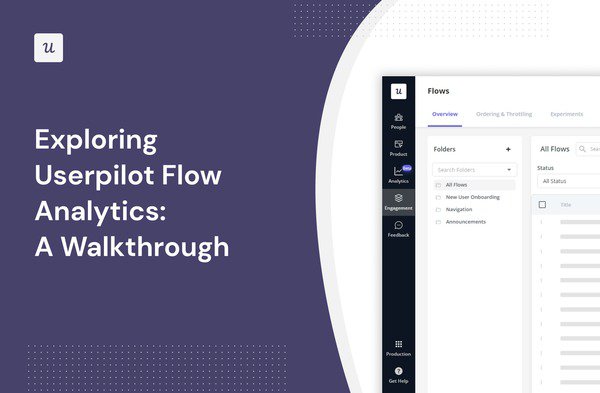 Exploring Userpilot Flow Analytics: A Walkthrough cover