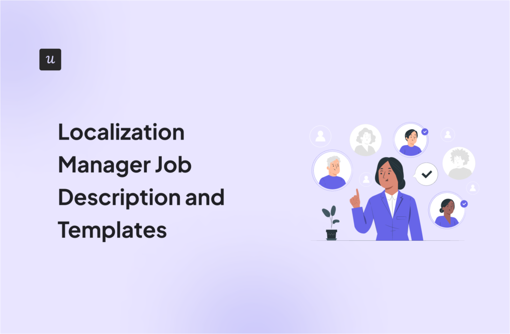 Localization Manager Job Description and Templates