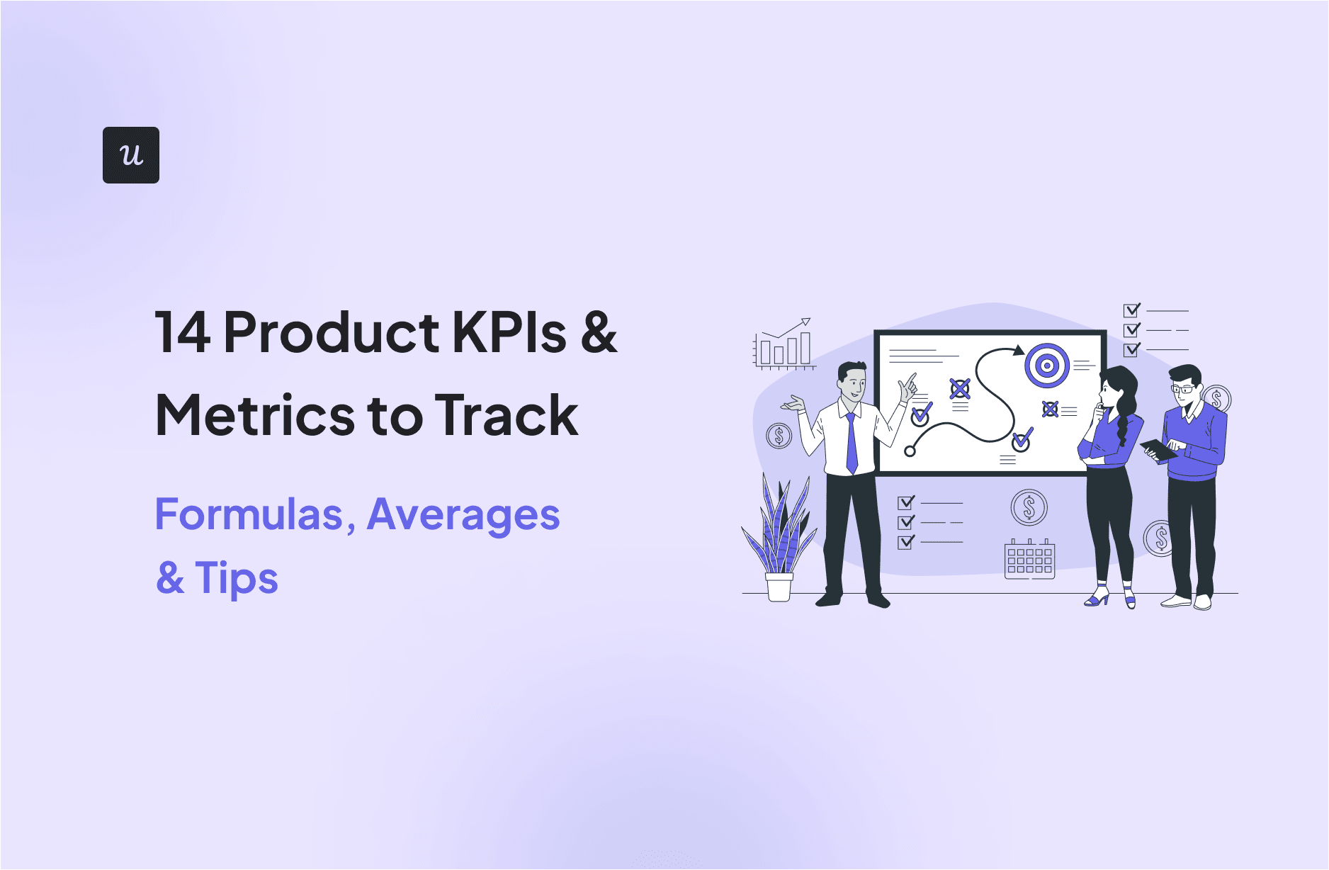 14 Product KPIs & Metrics to Track (Formulas, Averages & Tips) cover