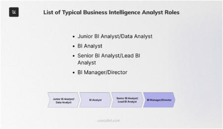 List of Typical Business Intelligence Analyst Roles