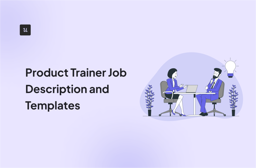 Product Trainer Job Description and Templates