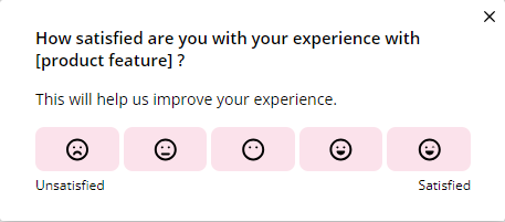 Create satisfaction surveys code-free with Userpilot.
