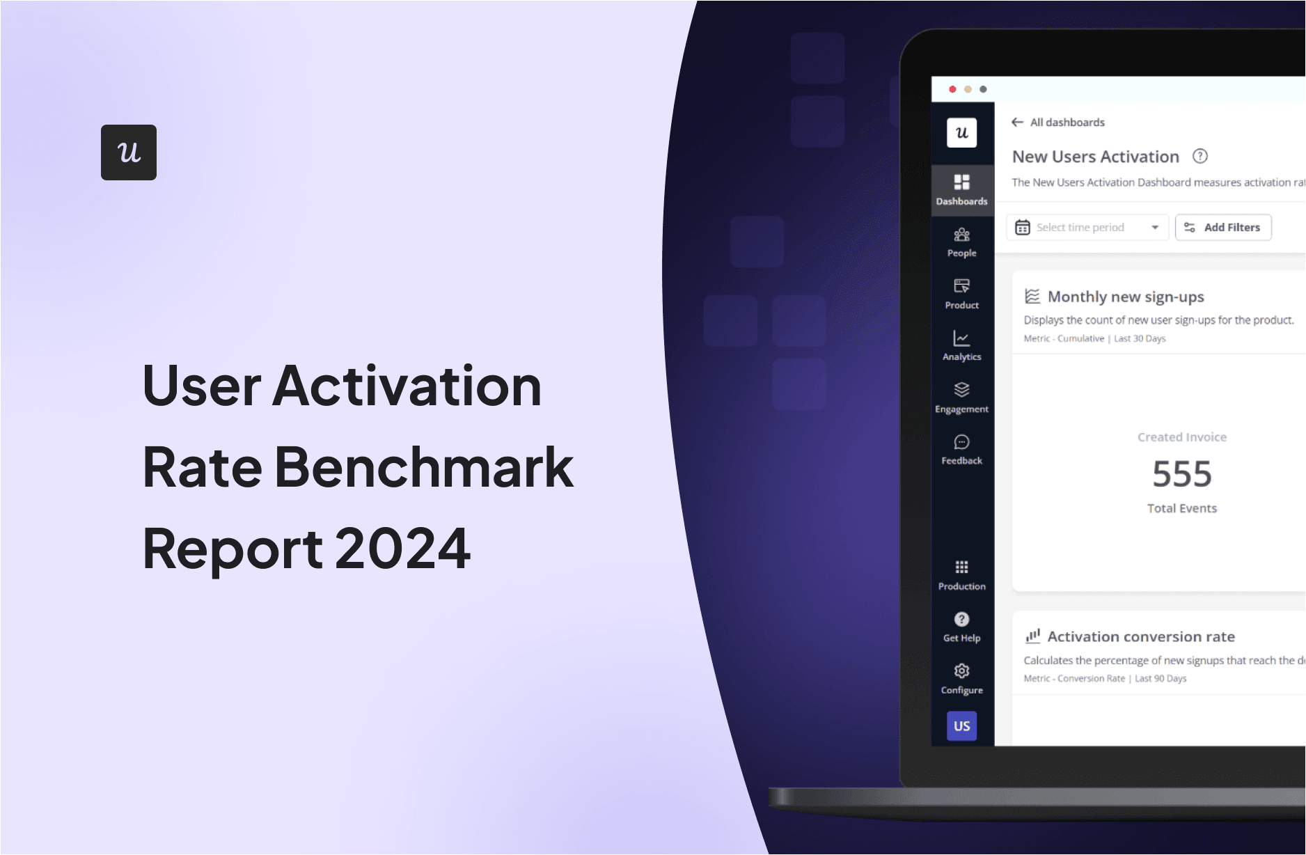 User Activation Rate Benchmark Report 2024 cover