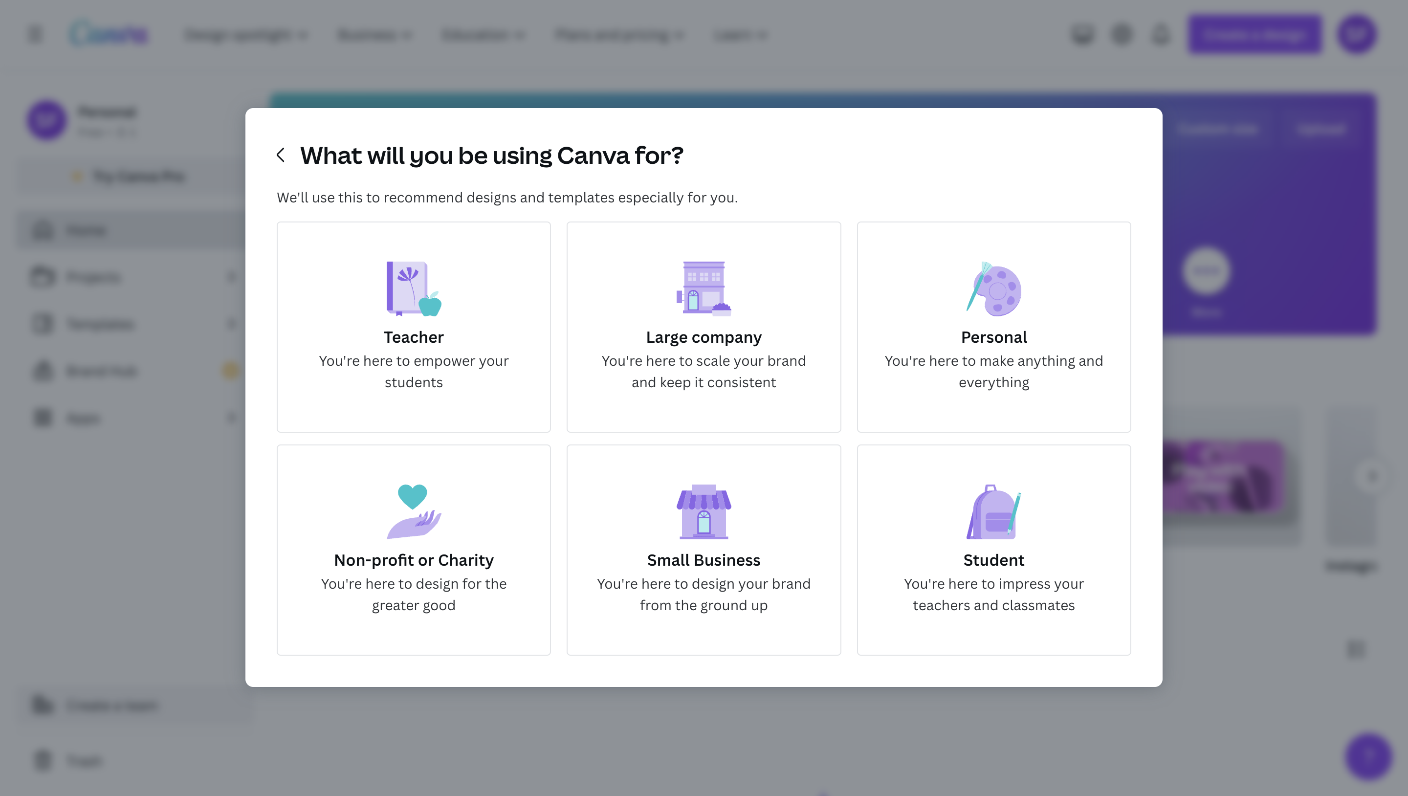 Product-led growth examples: Canva