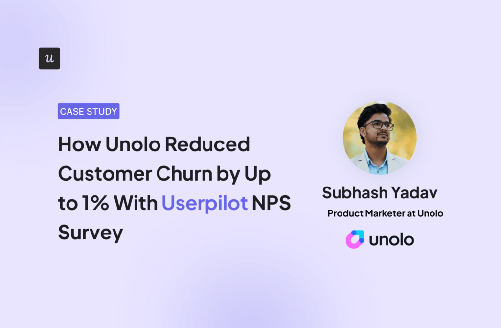 How Unolo Reduced Customer Churn by Up to 1% With Userpilot NPS Survey cover