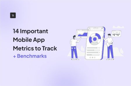 14 Important Mobile App Metrics to Track (+ Benchmarks) cover