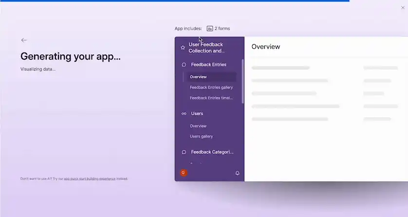 AI co-builder experience in Airtable