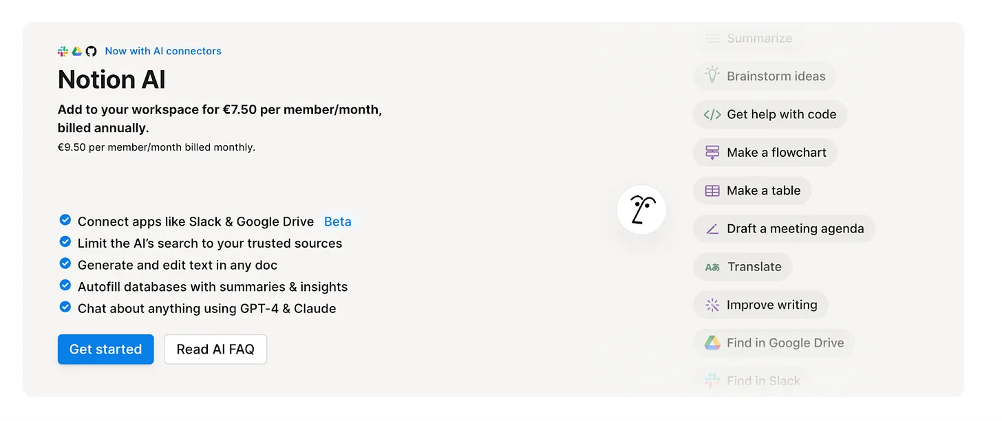 Notion AI add-on