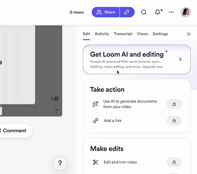 Upgrade triggers with AI experience from Loom