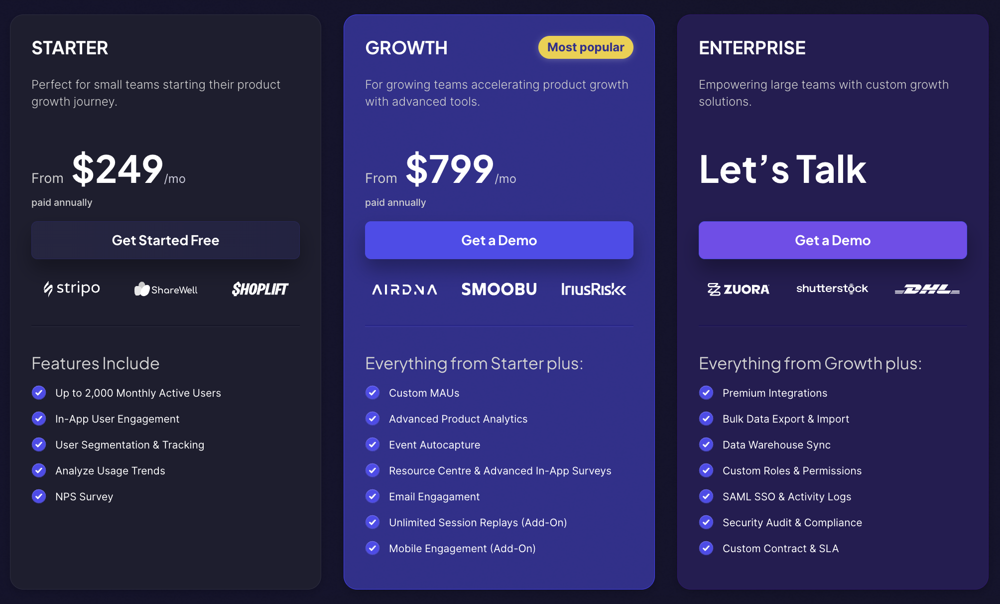 Userpilot pricing