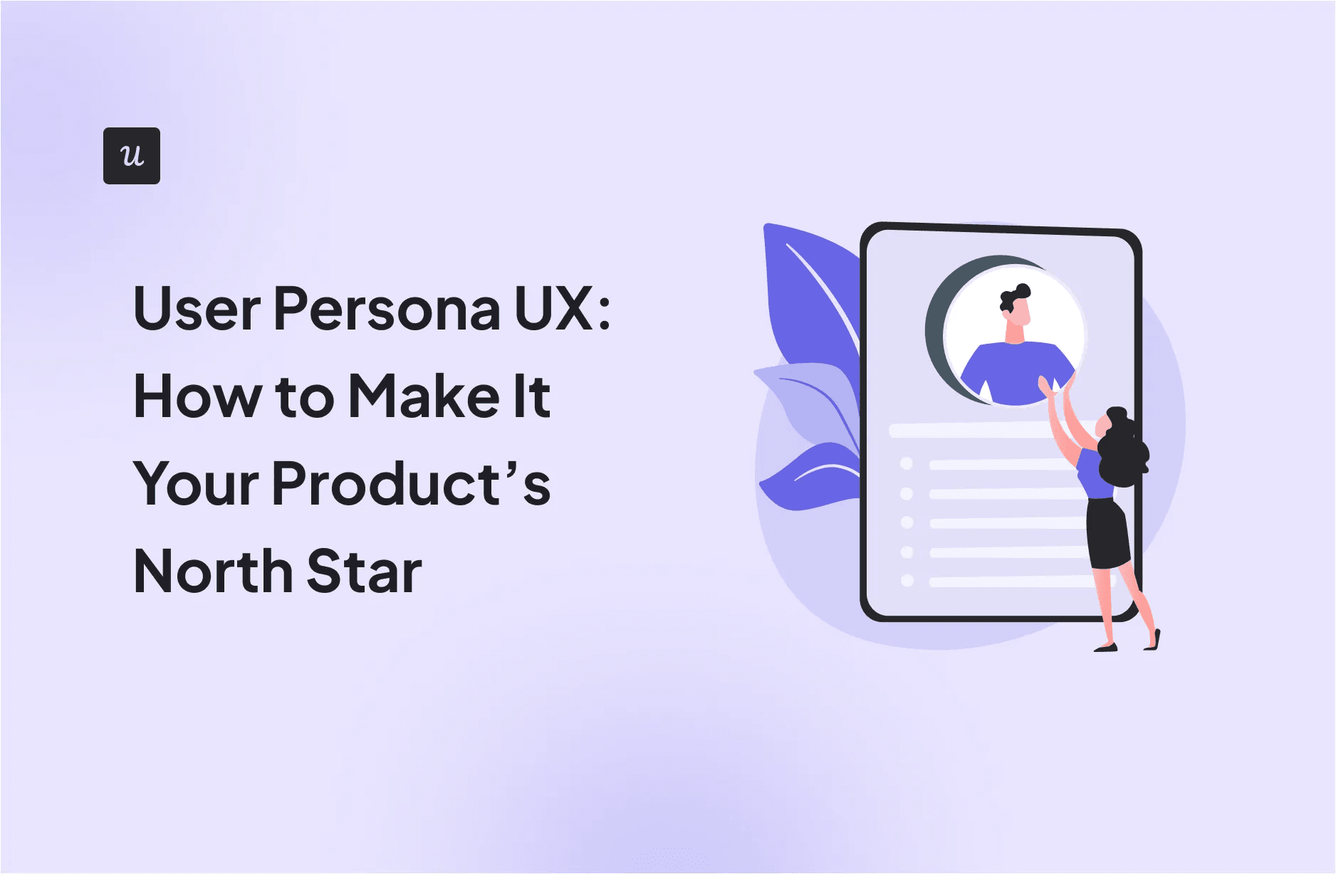 User persona UX banner image