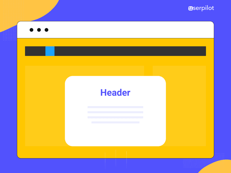 Modal header.