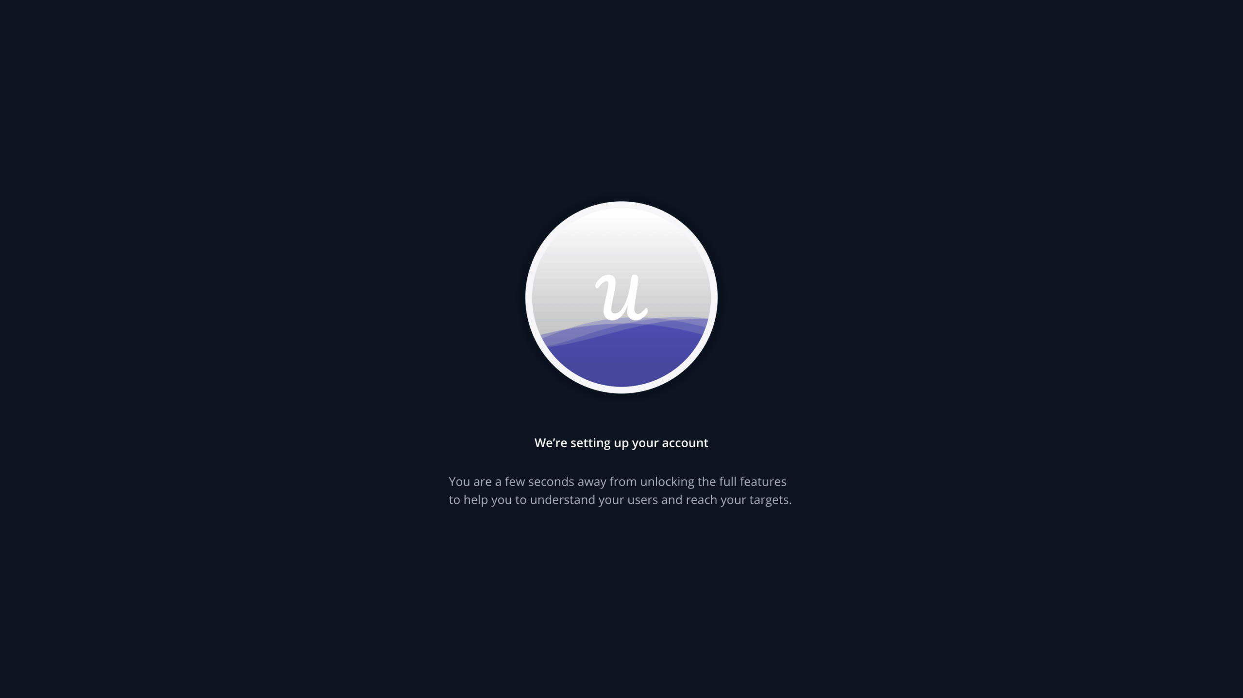 Userpilot's loading page