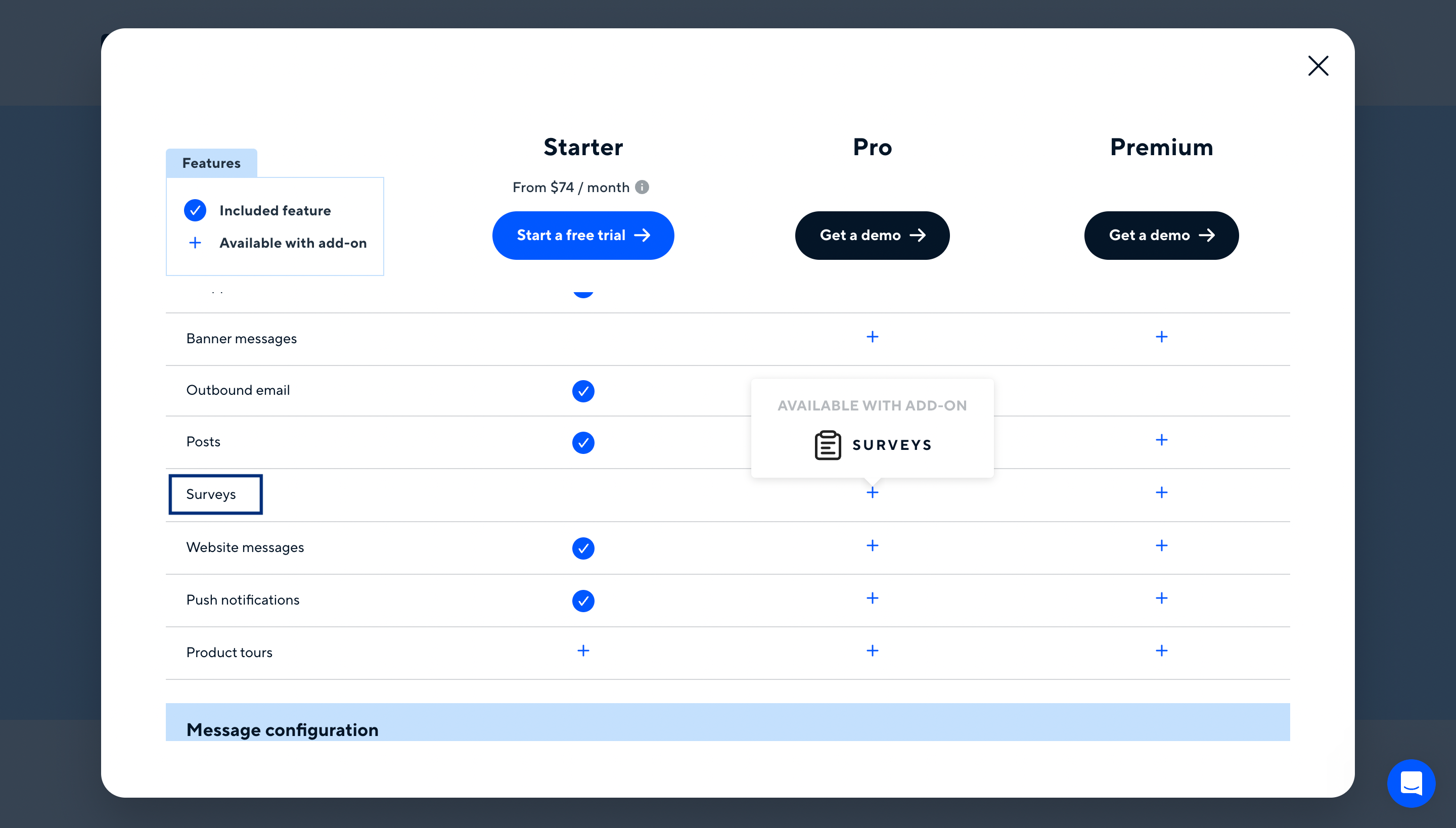 How much does Intercom NPS cost?