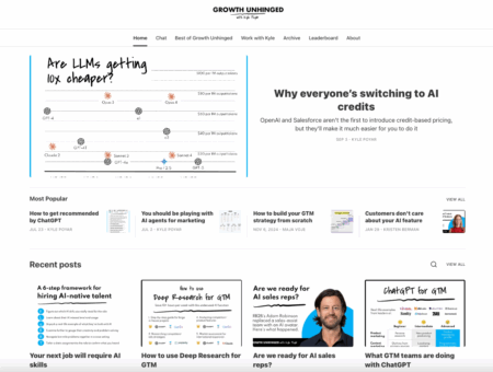 Growth Unhinged main page