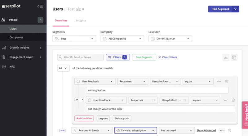 SaaS user segmentation VoC best practices