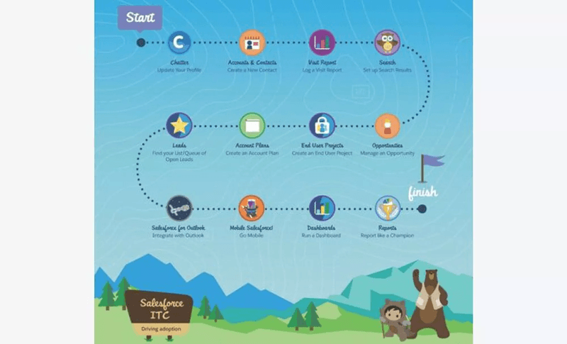 Salesforce gamification