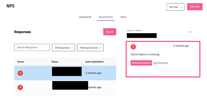 NPS-responses-userpilot