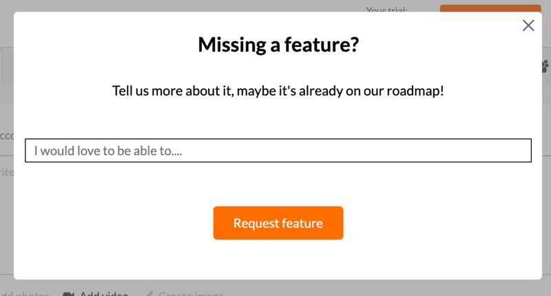 Modal-userpilot