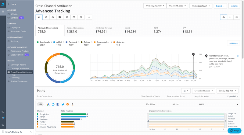 AdRoll marketing automation software