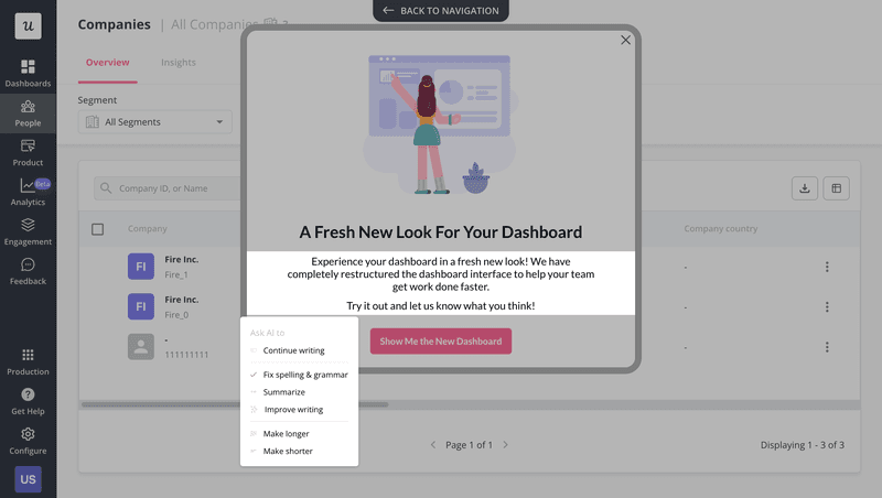AI writing assistant