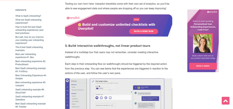 Sample book-a-demo CTA