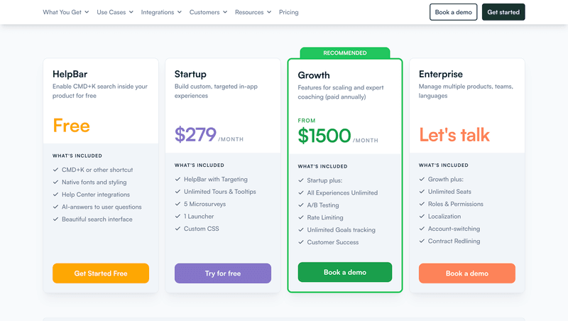 Chameleon pricing