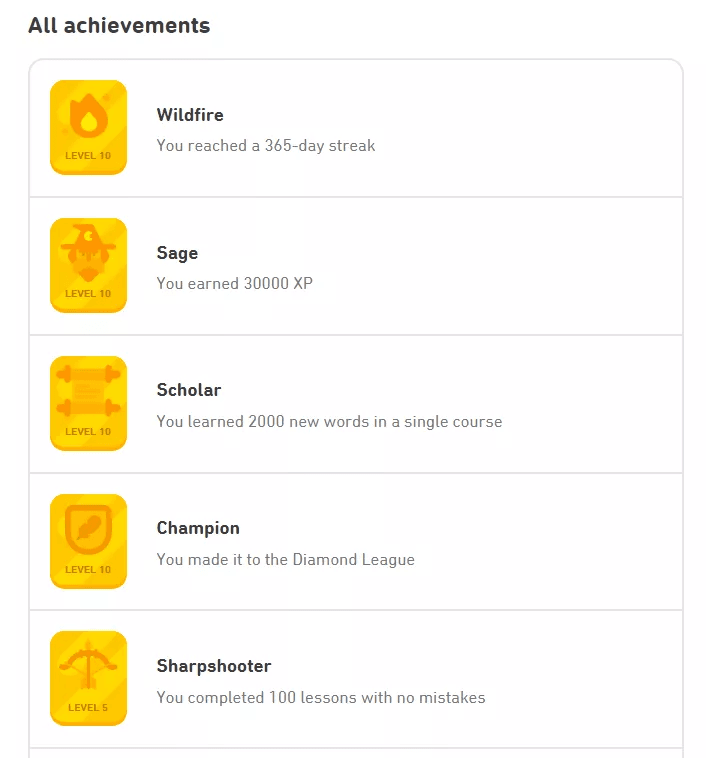 duolingo reward of the self